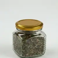 Подарочный набор новогодний &laquo;Уютного года&raquo; варенье с шишками, крем-мед 2 шт, чай в банке 3 шт   1087