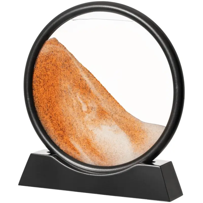 Песочная картина-антистресс Pleasantville, черная с оранжевым Песочная картина-антистресс Pleasantville, черная с оранжевым