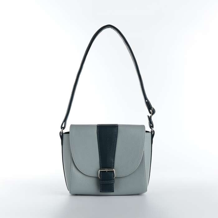 Сумка-мессенджер на клапане, цвет голубой Сумка-мессенджер на клапане, цвет голубой