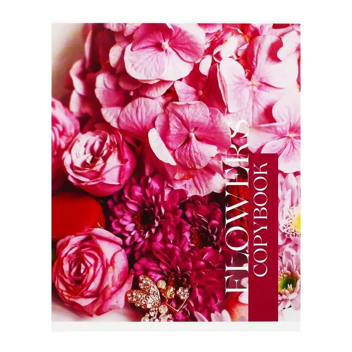 Тетрадь 48 листов в клетку Calligrata «Флористика», обложка мелованный картон, блок №2, белизна 75% (серые листы), МИКС Тетрадь 48 листов в клетку Calligrata «Флористика», обложка мелованный картон, блок №2, белизна 75% (серые листы), МИКС