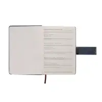 Ежедневник недатированный формат А5, с хлястиком, 112л, линия, пвх, Синий Ежедневник недатированный формат А5, с хлястиком, 112л, линия, пвх, Синий