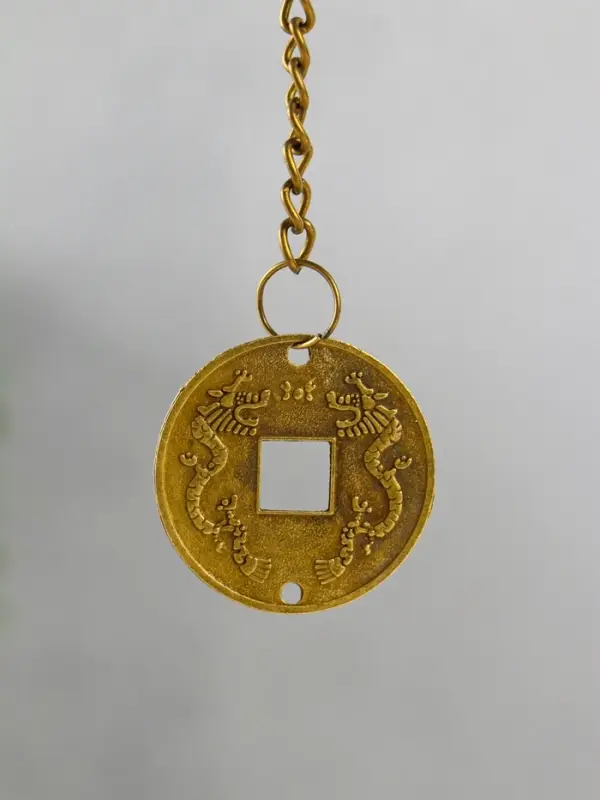 Колокольчик металл  Колокольчик металл "Феникс и дракон" 1 колокол d=4,8 см 42х4,8х4,8 см