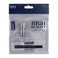 Переходник 6.5mm на 3.5mm female adapter silver