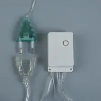 Гирлянда &laquo;Бахрома&raquo; 2.4&times;0.9 м с насадками &laquo;Снежинки&raquo;, IP20, прозрачная нить, 150 LED, свечение мульти, 8 режимов, 220 В