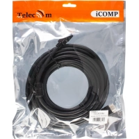 Кабель HDMI-19M-HDMI-19M ver 2.0+3D/Ethern,2 ф-ра 10m Telecom (TCG200F-10M)