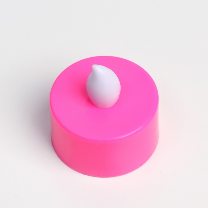 Светодиодные свечи, ночники LED RISALUX «Семейный очаг» набор 2 шт., розовые, RGB 3.5×3.5×4 см Светодиодные свечи, ночники LED RISALUX «Семейный очаг» набор 2 шт., розовые, RGB 3.5×3.5×4 см