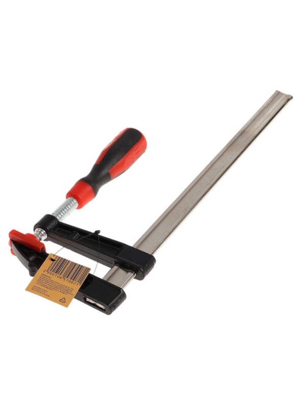 Струбцина F-образная усиленная ТУНДРА, тавровый профиль, 2К рукоятка, 300 х 80 х 380 мм Струбцина F-образная усиленная ТУНДРА, тавровый профиль, 2К рукоятка, 300 х 80 х 380 мм