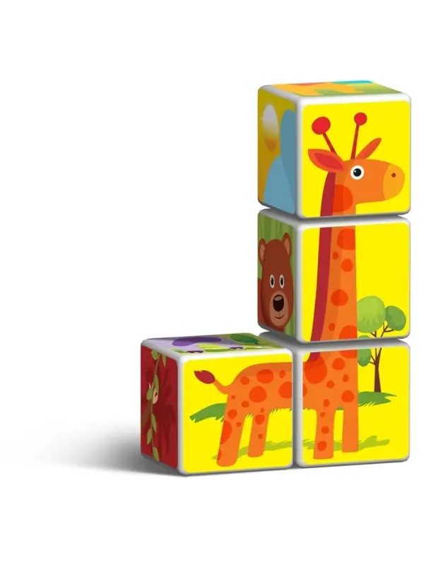 Кубики магнитные Татой &laquo;Животные&raquo;