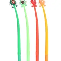 Ручка-прикол Calligrata &laquo;Фрукты&raquo;, гелевая. синий стержень, МИКС