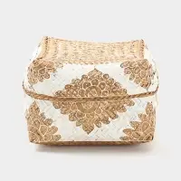 Корзинка плетёная &laquo;Манадо&raquo;, 24&times;24&times;15 см, бамбук, светлая