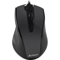 Мышь компьютерная A4Tech V-Track Padless(N-500FS)Glossy Grey/1200dpi/4кн