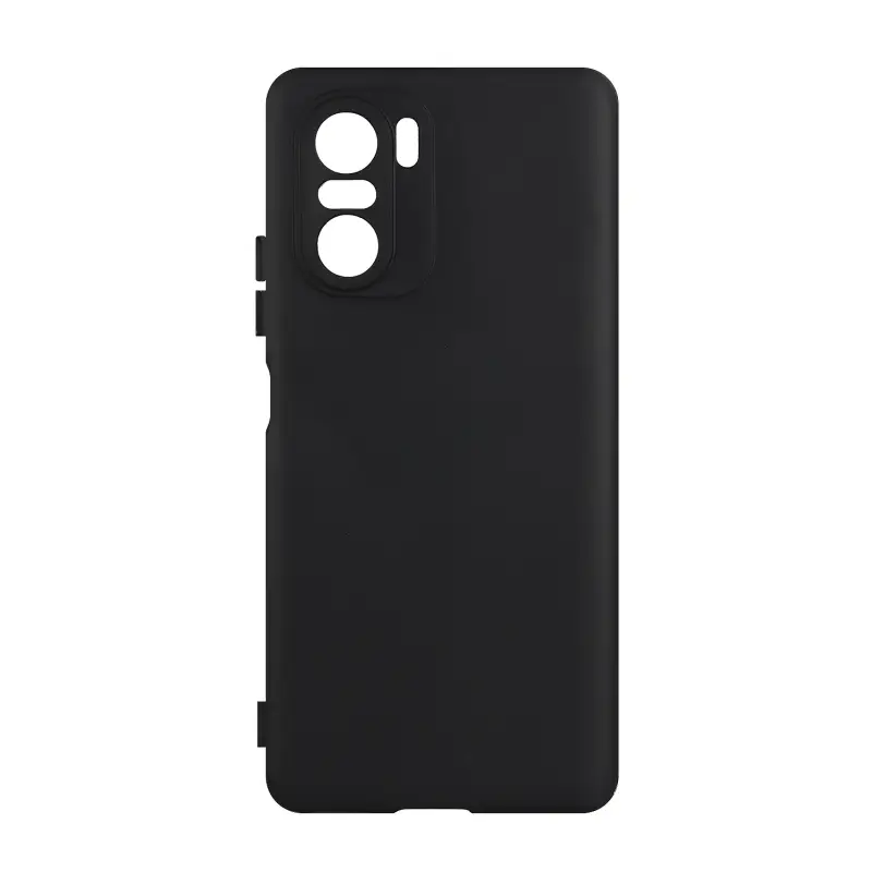 Чехол Xiaomi Poco F3/Mi 11i TPU 1.0mm матовый черный Чехол Xiaomi Poco F3/Mi 11i TPU 1.0mm матовый черный