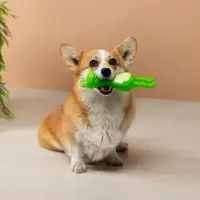 VETTA Игрушка для домашних животных, ПВХ, 23х6,5 см, лягушка