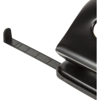 Дырокол металлический Attache до 30 листов, с линейкой, цвет черный