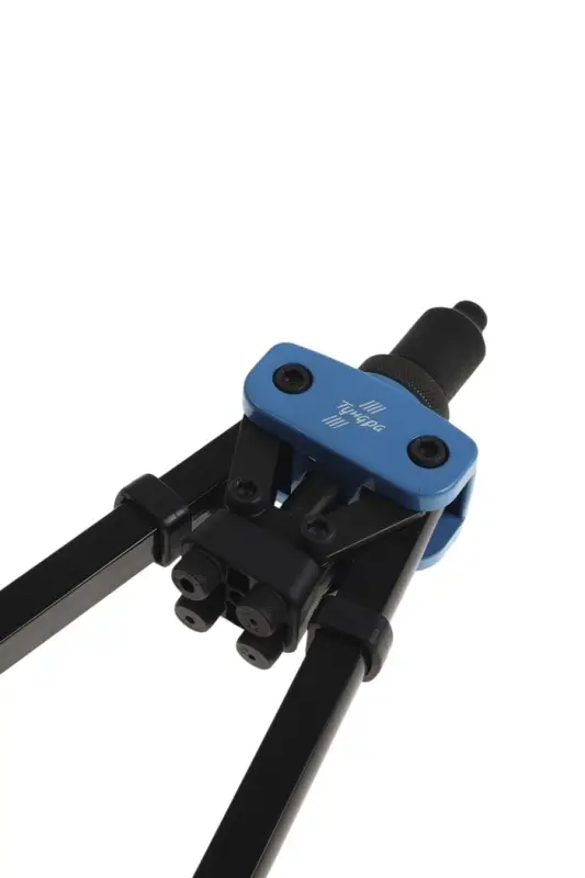 Заклепочник ТУНДРА, 360 мм, двуручный, заклепки 2.4 - 3.2 - 4 - 4.8 - 6.4 мм