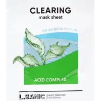 Тканевая маска с кислотами для очищения пор, 25мл, L.Sanic