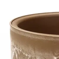 Кашпо со вставкой 3,7 л d22 см h20 см МИКРИТ бежевый слайн
