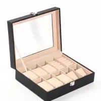Шкатулка под часы &laquo;Трещинки&raquo;, 6 отделений, 25.5&times;20&times;7.5 см