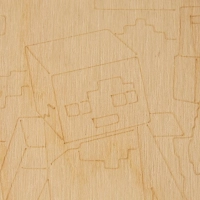 Доска для выжигания майнкрафт МУЛЬТИ АРТ DVMN-120425