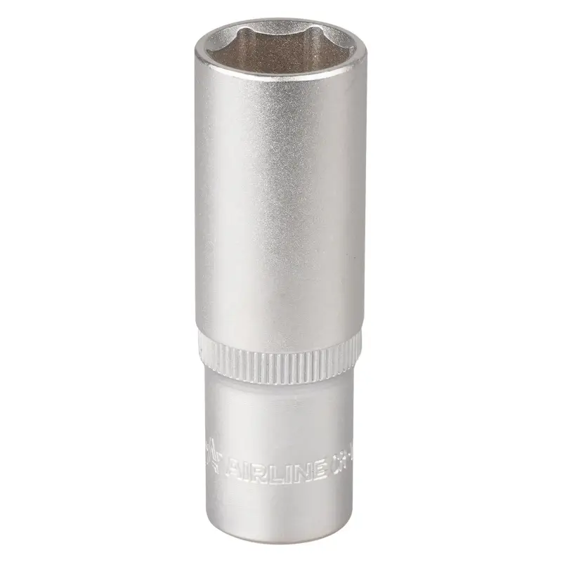 Головка торцевая 1/2"DR шестигранная 19мм, L=78мм пласт.подвес
