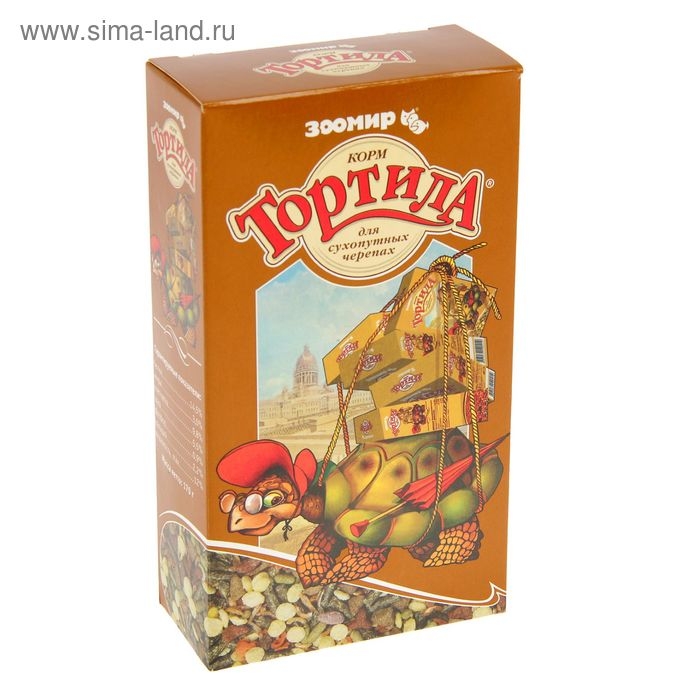 Корм  Корм "Тортила" для сухопутных черепах, 170 г.