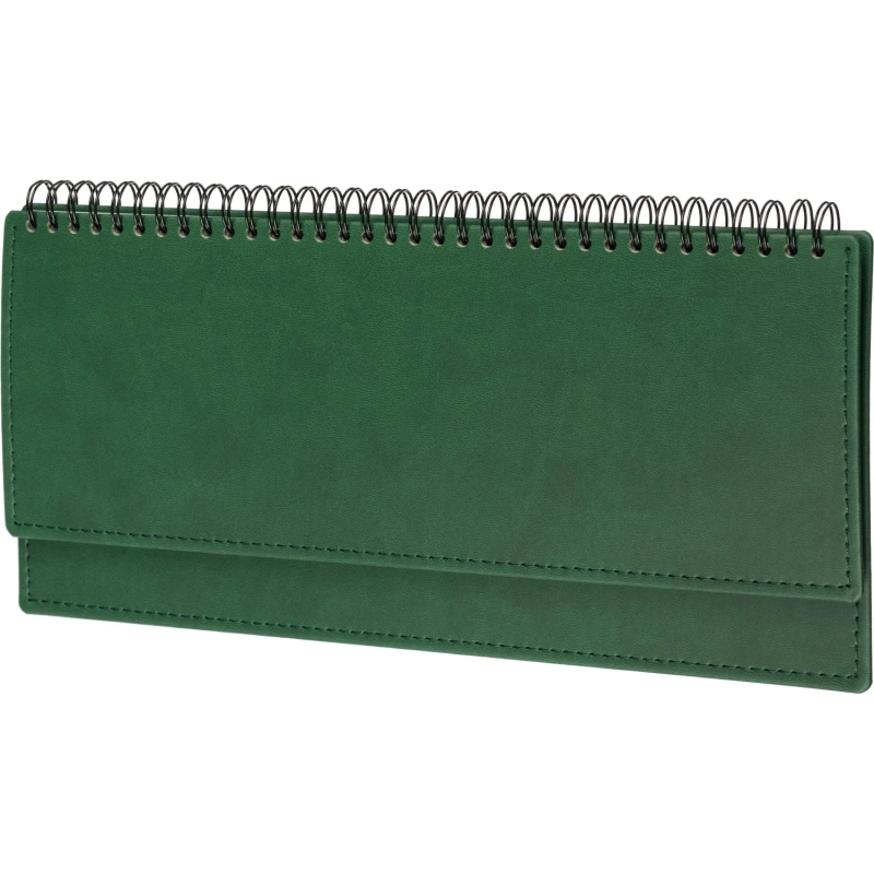 Планинг датированный 2026, зеленый 303х150 мм, 120 стр,АТТАСНЕ Вива