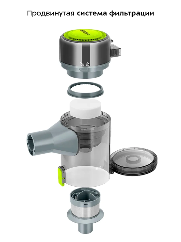 Пылесос вертикальный беспроводной для дома КТ-5306 (2 в 1)