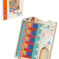 Развивающая головоломка Тетрис деревянный