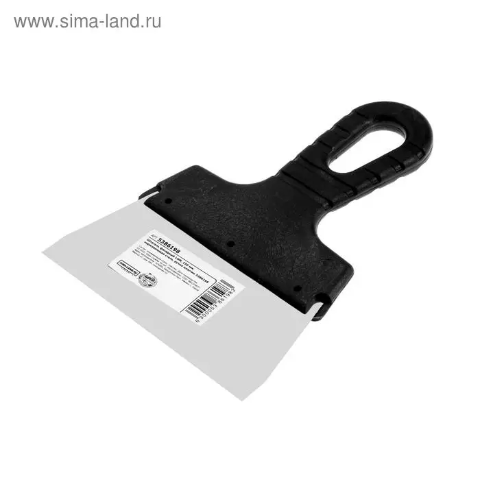 Шпатель фасадный ЛОМ, 150 мм, нержавеющая сталь, пластиковая рукоятка Шпатель фасадный ЛОМ, 150 мм, нержавеющая сталь, пластиковая рукоятка