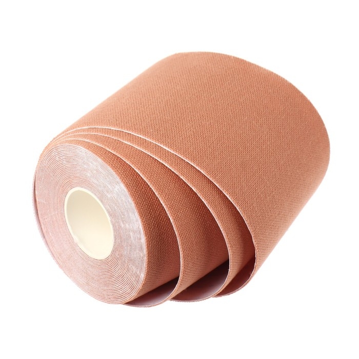 Кинезио - тейп, 7,5 см × 5 м, цвет бежевый Кинезио - тейп, 7,5 см × 5 м, цвет бежевый