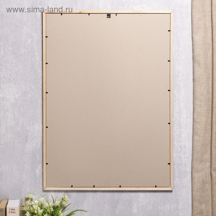 Фоторамка сосна с19 золото 50х70 см (пластиковый экран) Фоторамка сосна с19 золото 50х70 см (пластиковый экран)