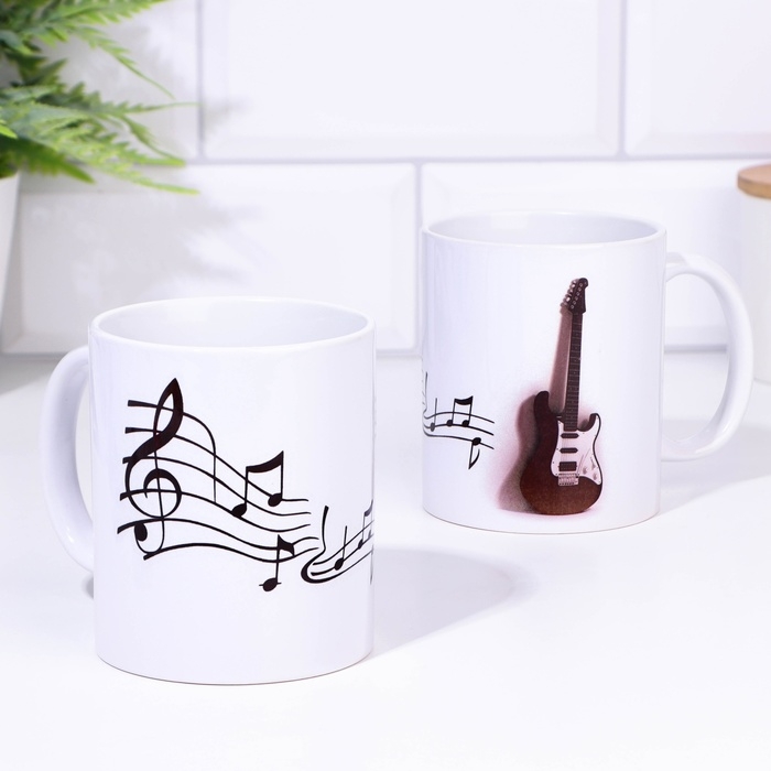 Кружка чайная керамическая Кружка чайная керамическая "Мелодия"