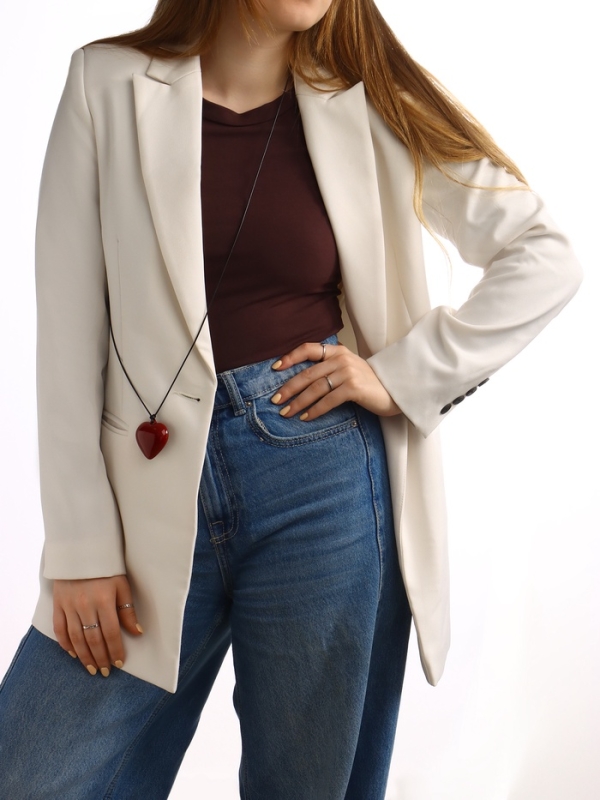 Портупея с кулоном «Сердечко», трансформер, бордовая, 150 см