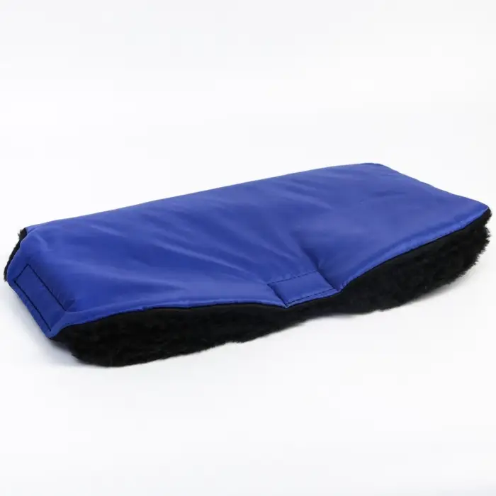 Муфта на ручку коляски, синяя