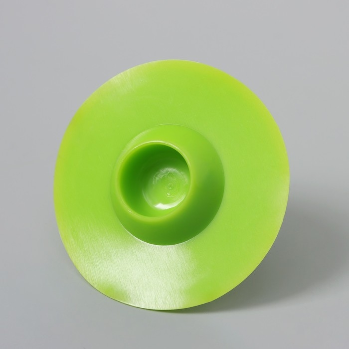 Пробка для ванны, d=6,5 см (внутренний d=3,5 см), силикон, цвет МИКС