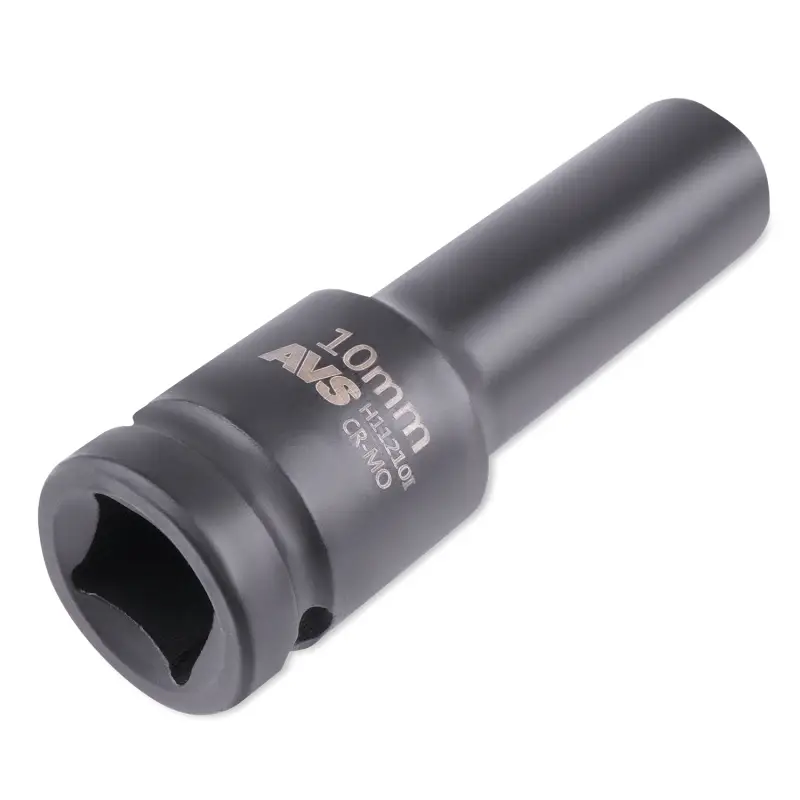 Набор головок торцевых ударных глубоких 1/2"DR (10 - 22 мм) (10 предметов) AVS NG12-10ID