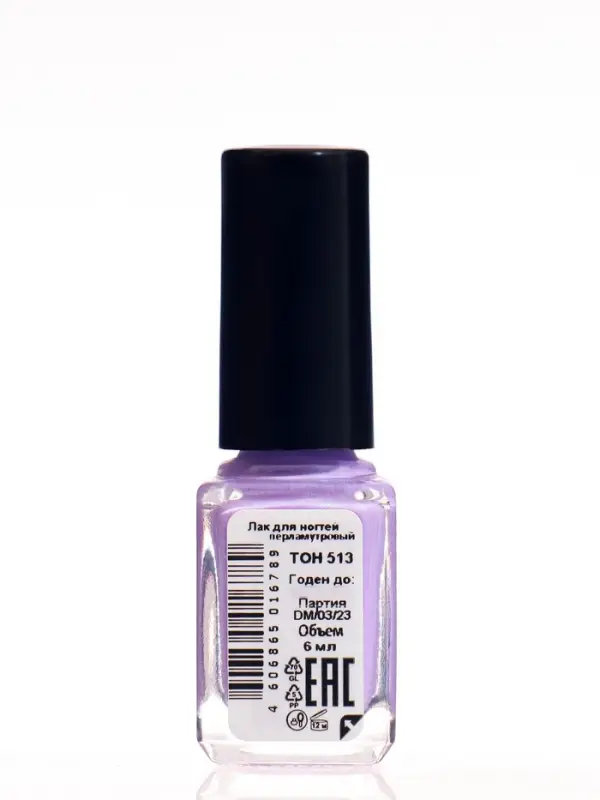 Лак для ногтей с перламутровым эффектом Jeanmishel Diamond, тон 513, 6 мл