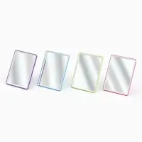 Зеркало настольное, прямоугольное, с подставкой, 12&times;17 см, (10.5&times;15.5 см), МИКС