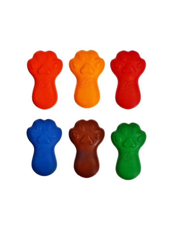 Мелки восковые 6цв Луч Кроха. Морковки, фигурные Мелки восковые 6цв Луч Кроха. Морковки, фигурные