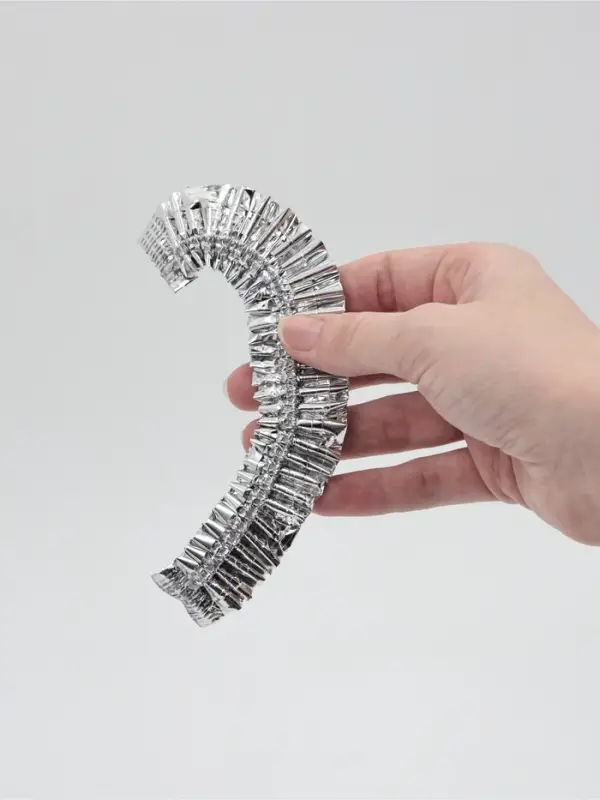 Крышки на тарелку на резинке, из фольги 10 шт, размер до 36 см, для свежести и тепла еды