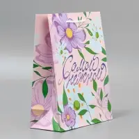 Пакет подарочный ламинированный, упаковка, &laquo;Самой нежной&raquo;, MS 18 х 23 х 8 см