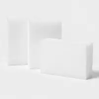 Губки меламиновые для удаления пятен Доляна, 3 шт., 9&times;6&times;3 см