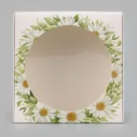 Коробка подарочная самосборная с окном &laquo;Только для тебя&raquo;, 11.5&times;11.5&times;3 см