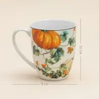 Кружка SL Home Фете дэ ла мойсон, 400 мл, 9&times;10 см, фарфор, белая