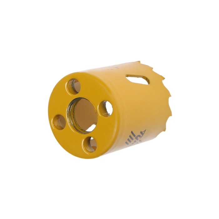 Коронка биметаллическая ТУНДРА, 38 мм, M16 с дополнительной фиксацией Коронка биметаллическая ТУНДРА, 38 мм, M16 с дополнительной фиксацией