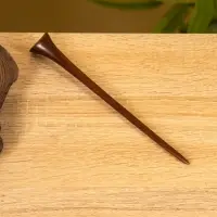 Заколка для волос, 20 см, дерево Соно, ракушка