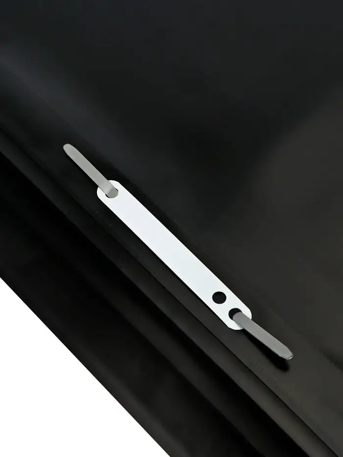 Папка - скоросшиватель Calligrata, А4.160 мкм, чёрная, прозрачный верх