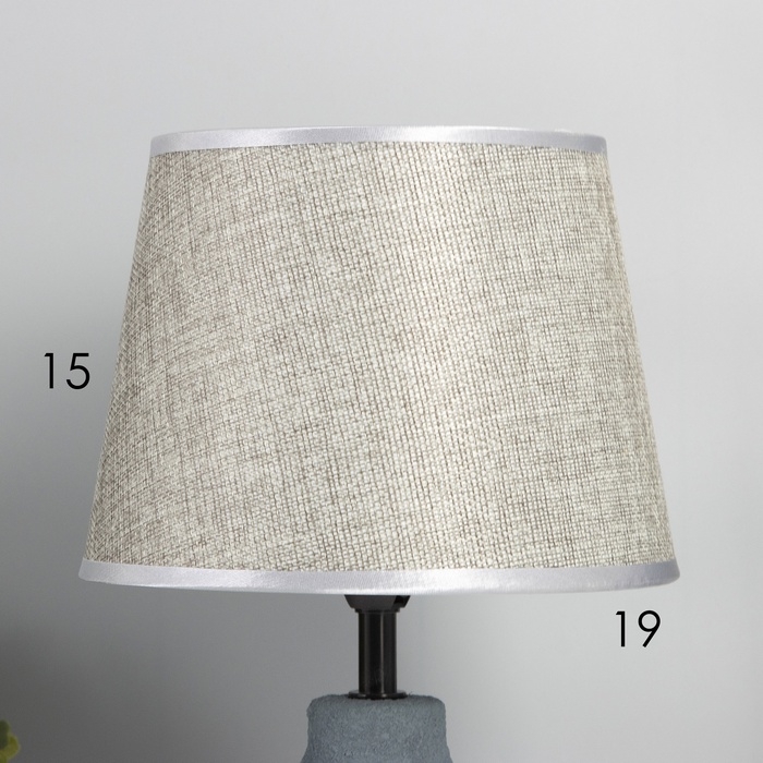 Лампа настольная Лампа настольная "Каламбур" 1х40Вт Е14 темно-серый 20х20х32см