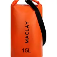 Гермомешок туристический maclay, 15 л, 500D, с лямкой, МИКС