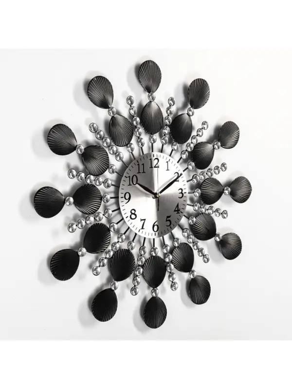 Часы настенные интерьерные &laquo;Рассвет&raquo;, серия: Ажур, бесшумные, плавный ход, 48&times;48 см, циферблат d=15 см, от батарейки 1&times;АА